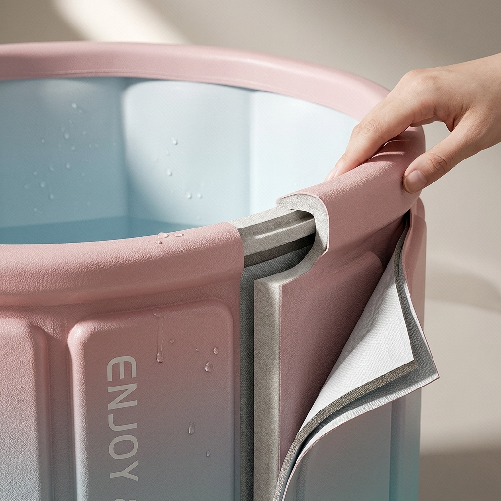 THE FOLDABLE BATHTUB