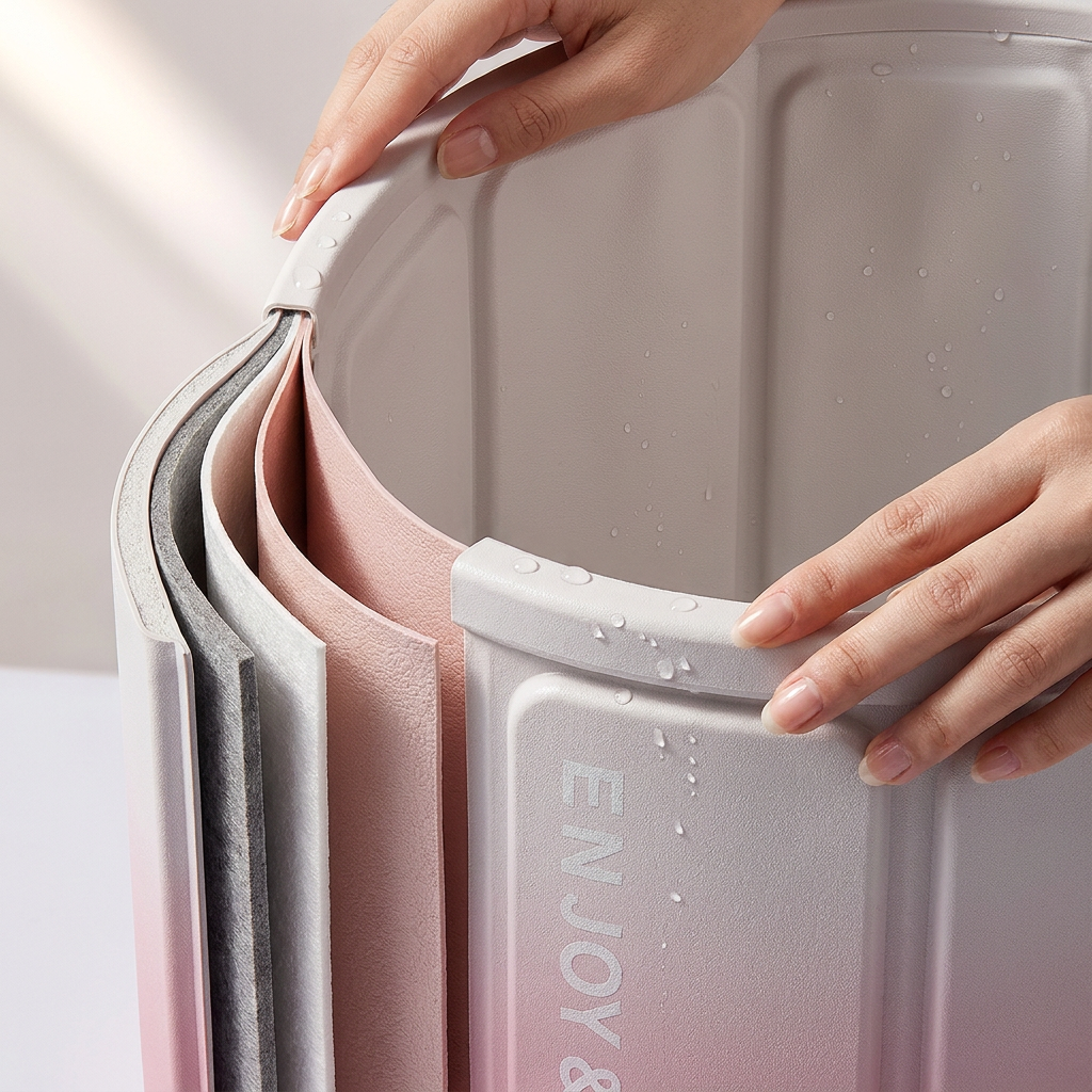 THE FOLDABLE BATHTUB